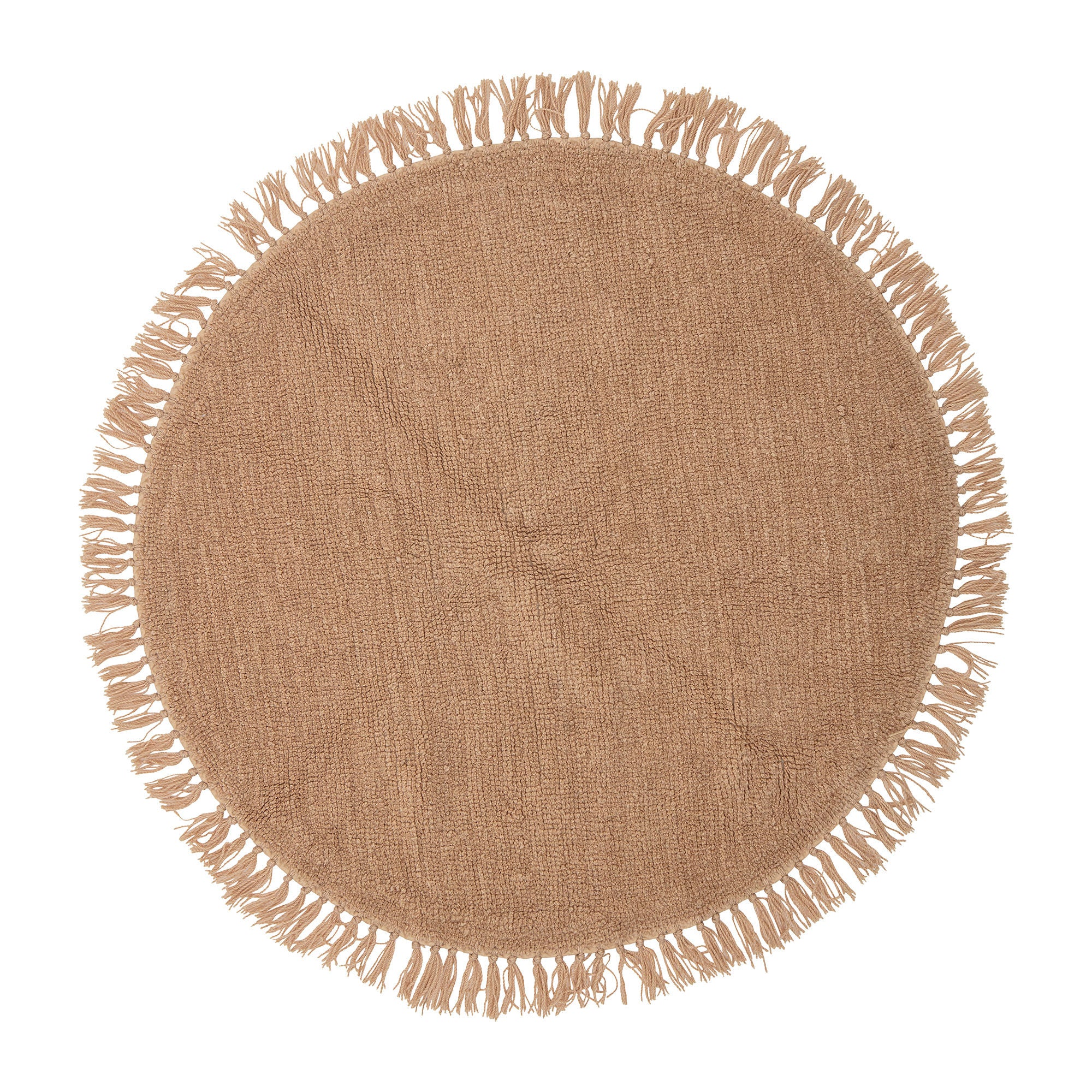 Lenea Rug, Brown, Wool, Bloomingville