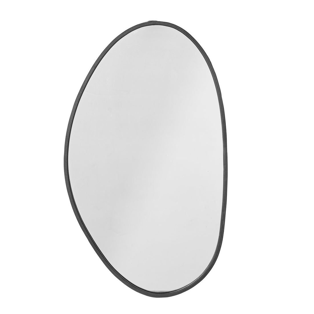 Coleção criativa Faun Wall Mirror, preto, ferro