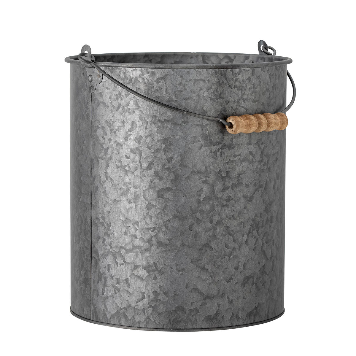 Bloomingville Dusan Bucket, cinza, metal