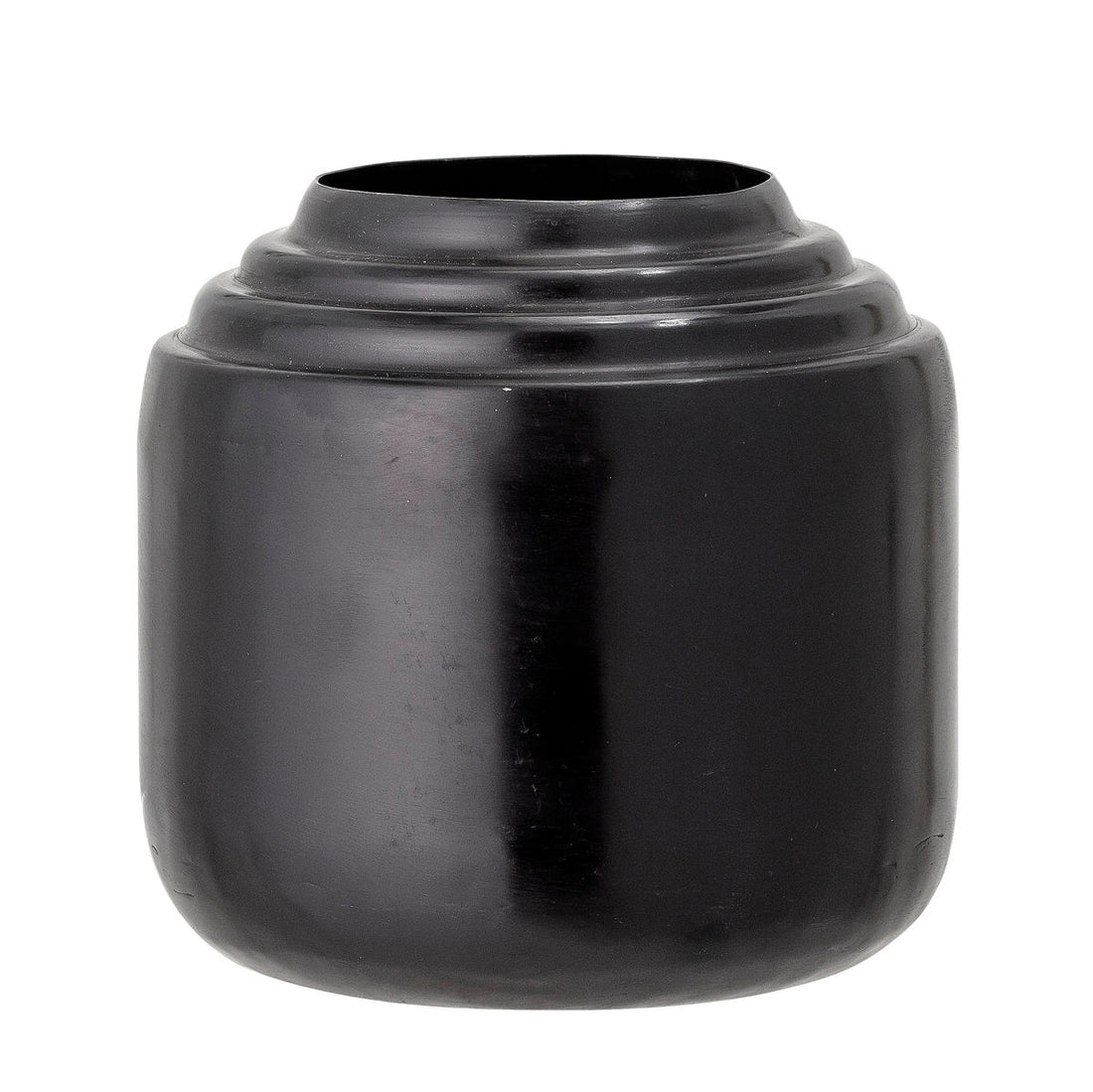 Vaso de Mari Bloomingville, preto, metal