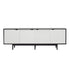 Andersen Furniture - S1 sideboard - L200xD50xH68 cm - sort med hvide låger - Andersen Furniture - DesignGaragen.dk