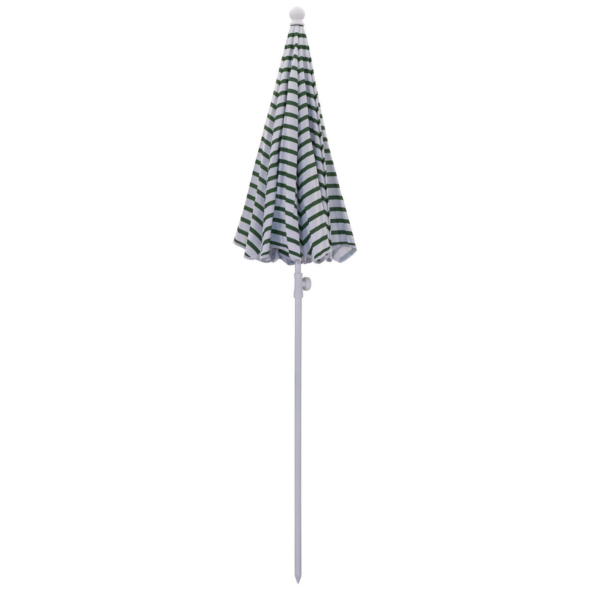 Parasol de praia/jardim, hdoktogon, verde/branco