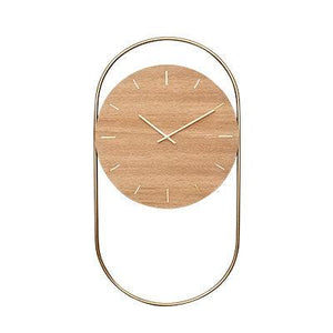 Andersen Furniture - A-Wall clock - oak with brass ring - Andersen Furniture - DesignGaragen.dk