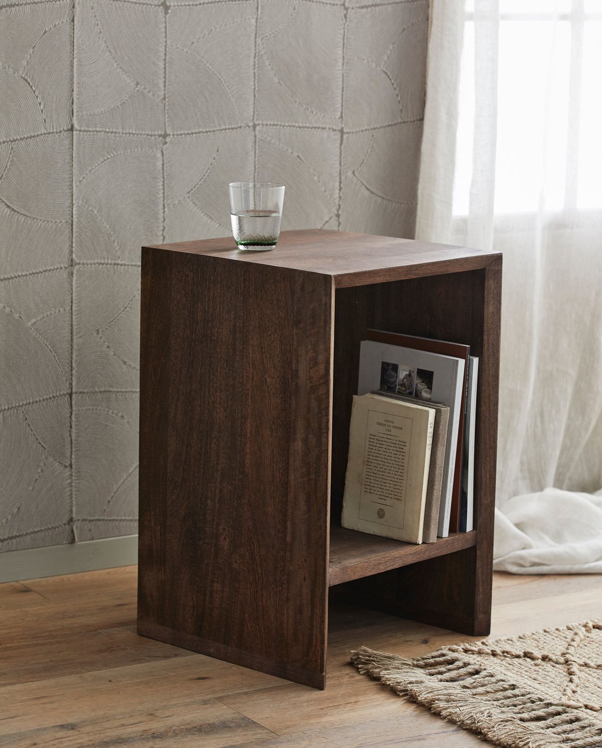 Nordal A/S NAPO NightStand/Tabela lateral - Marrom escuro