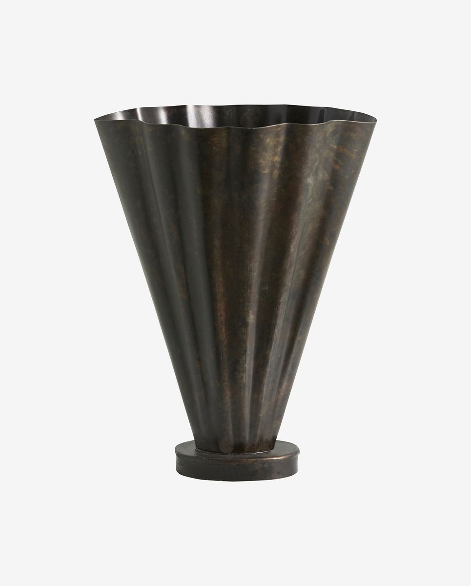 Nordal - Coll Vase - Brown Antique Acabando