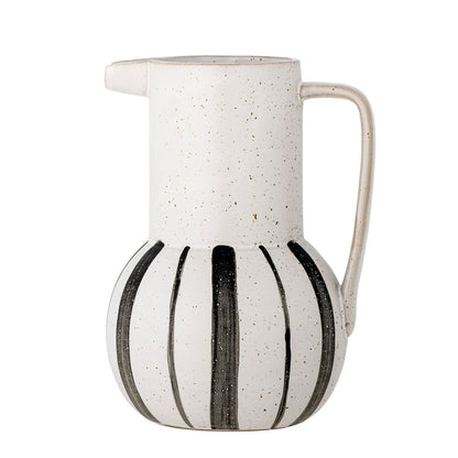 Bloomingville Marita Pitcher, preto, grés