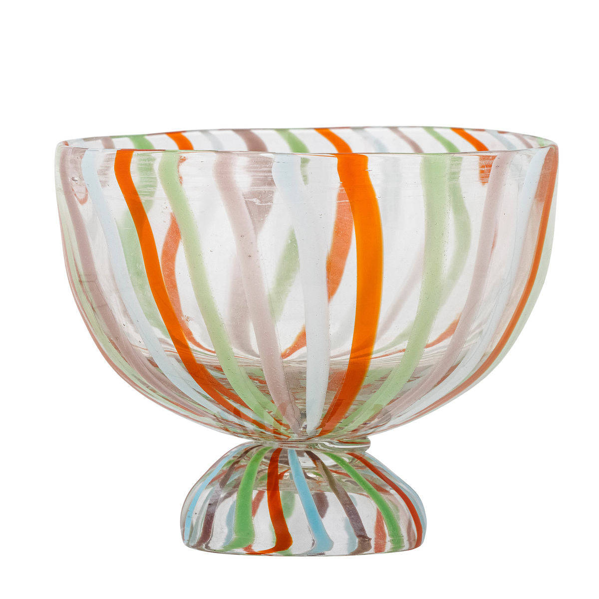 Bloomingville Savya Bowl, verde, vidro