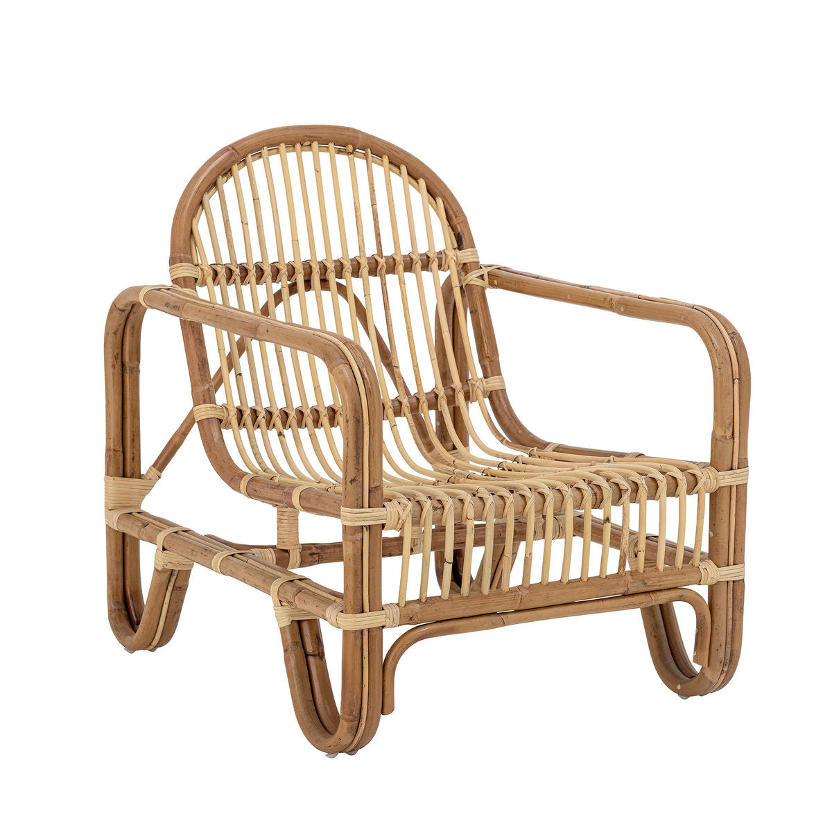 Cadeira Bloomingville Baal Lounge, Nature, Rattan