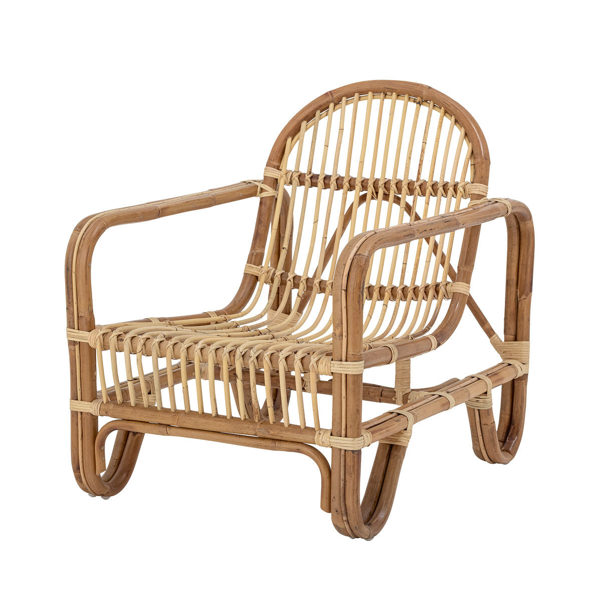 Cadeira Bloomingville Baal Lounge, Nature, Rattan