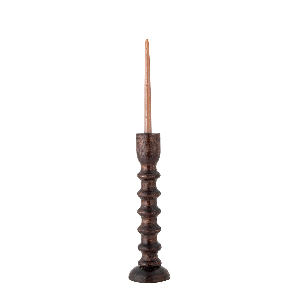 Bloomingville Brenda Candlestick, Brown, Mango