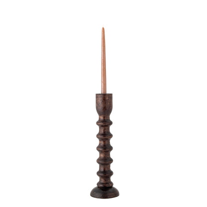 Bloomingville Brenda Candlestick, Brown, Mango