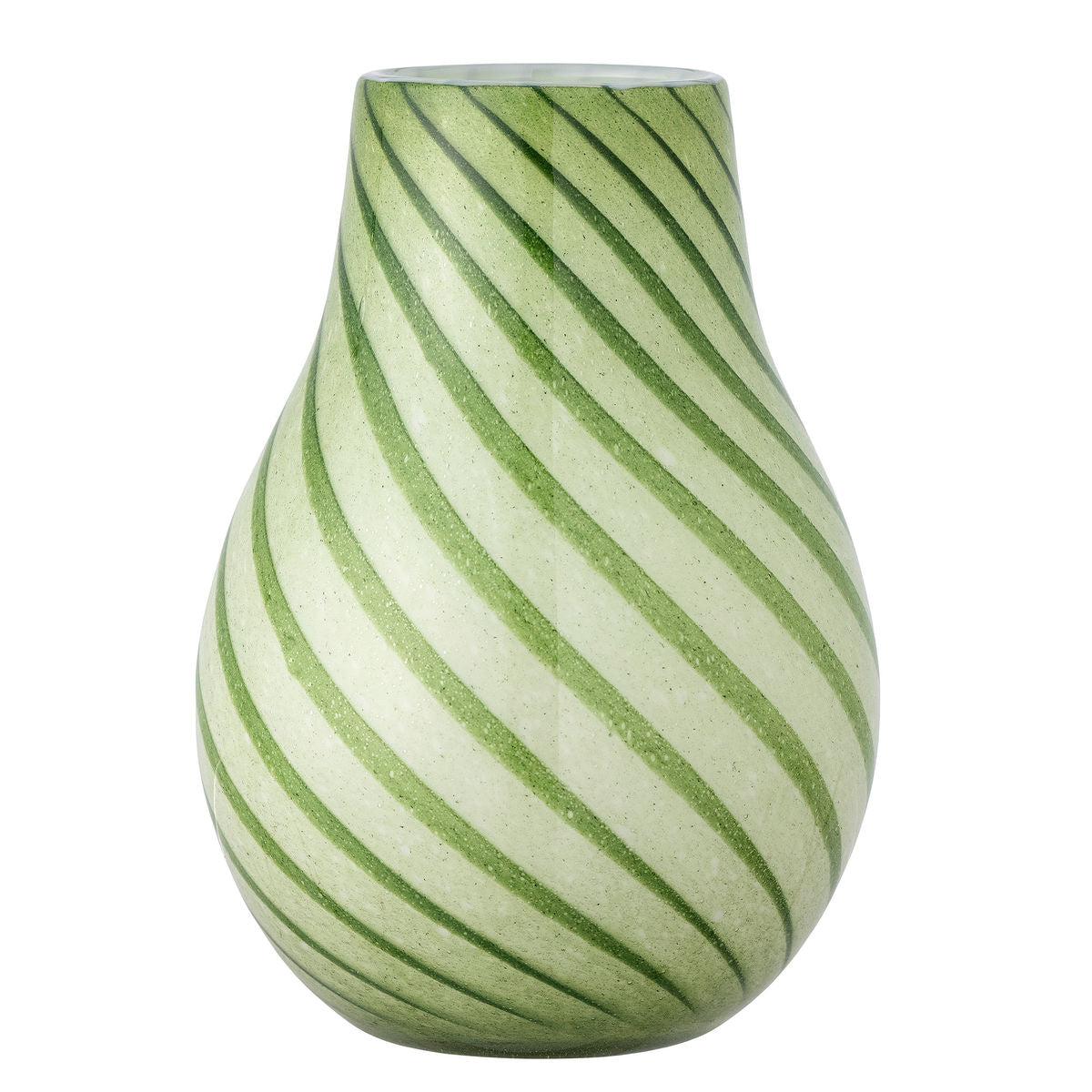 Vaso de Bloomingville Leona, verde, vidro