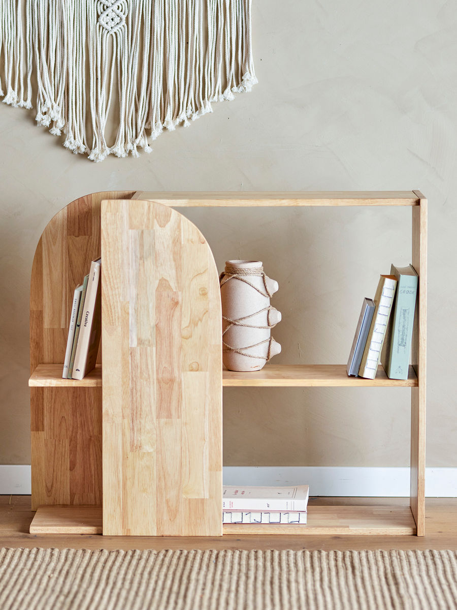 Bloomingville Alec Bookshelf, natureza, árvore de borracha