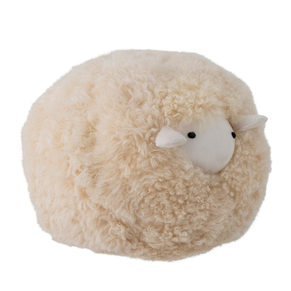 Bloomingville Mini Rubert Teddy Bear, Nature, Lambskin