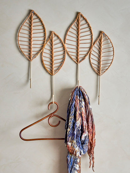 Bloomingville Neta Hooks, Nature, Rattan