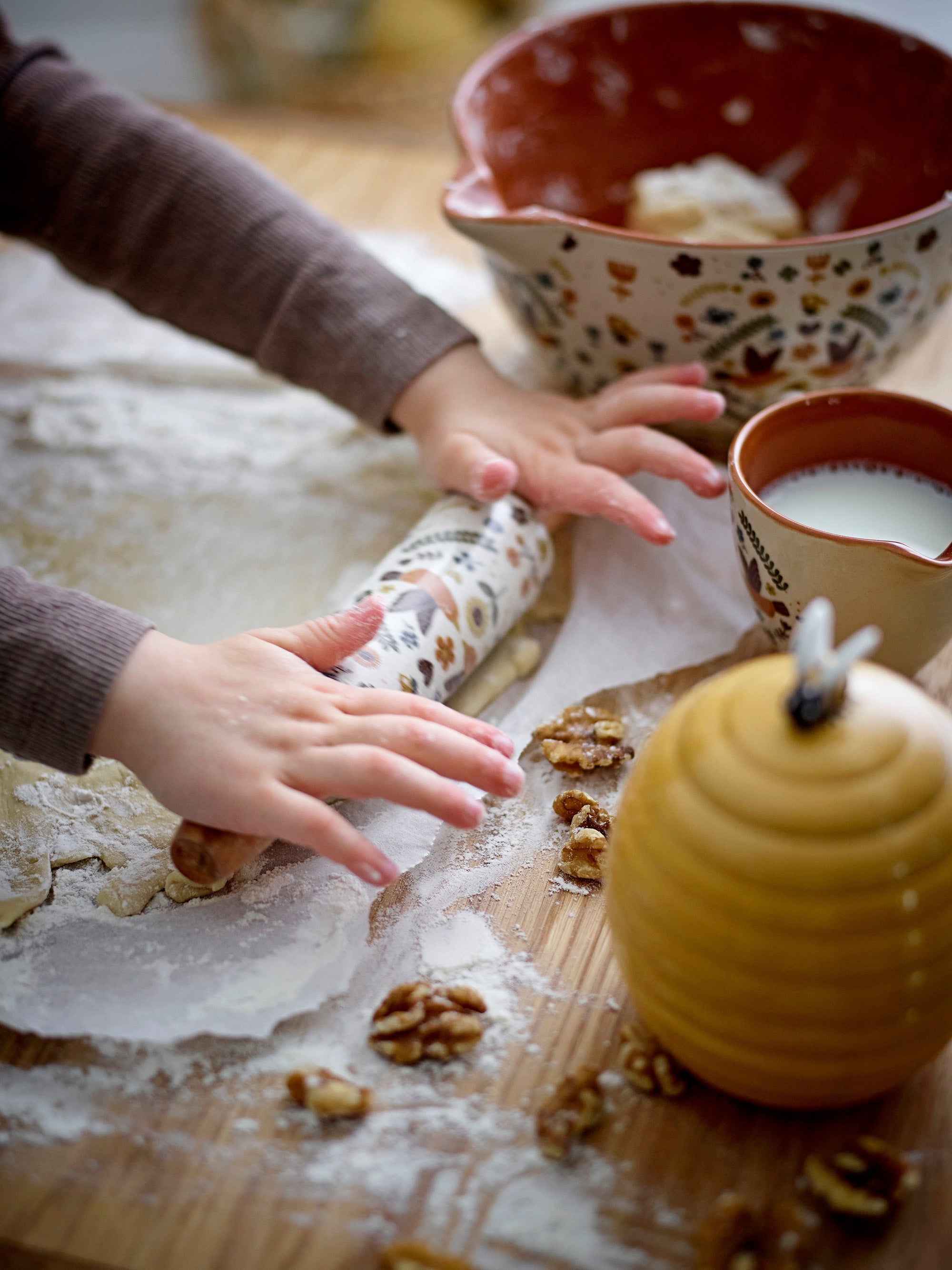 Bloomingville Mini - Bryn Baking Set, marrom, grés