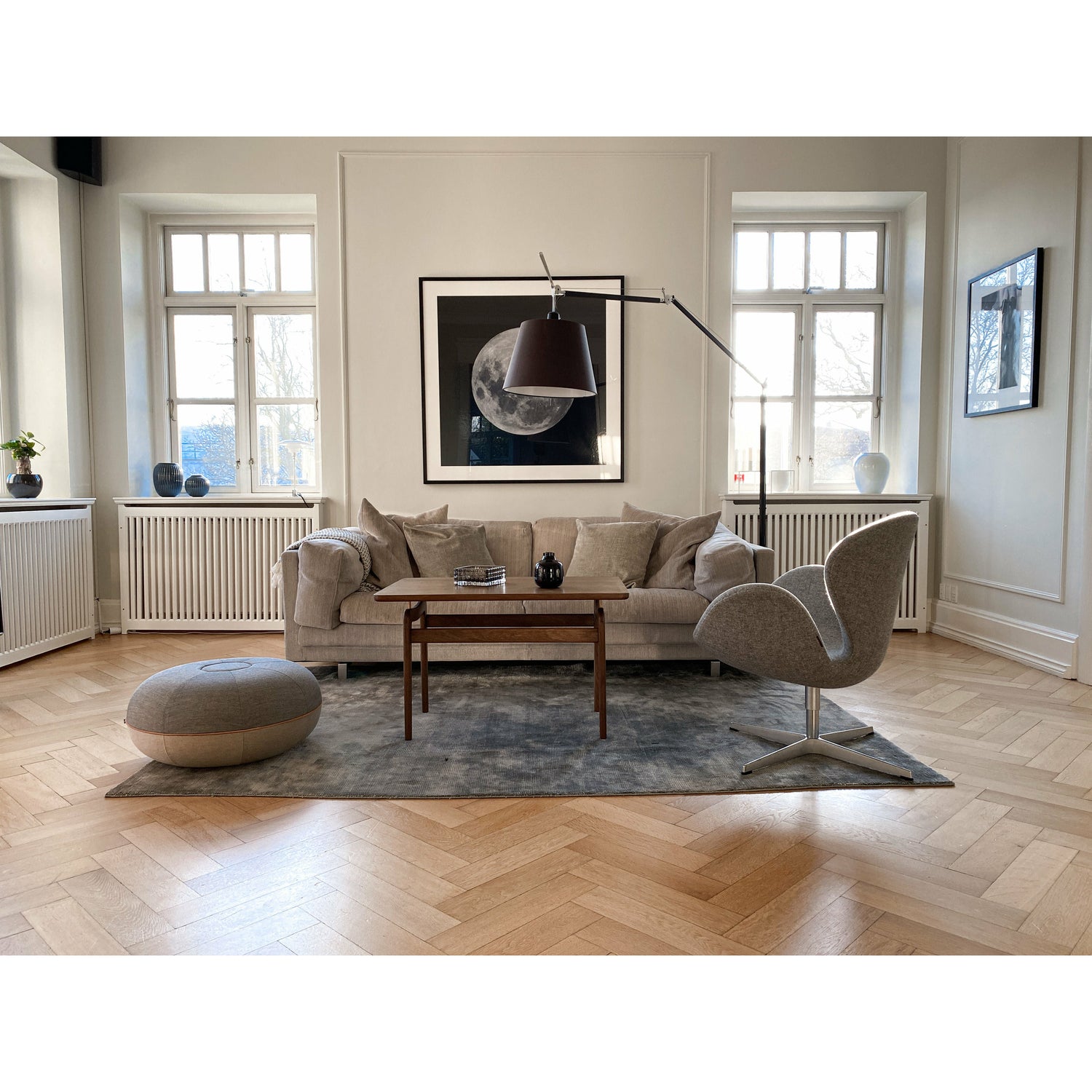 Langbo Float Coffee Table - Smoked Oiled Oak - Langbo - DesignGaragen.dk