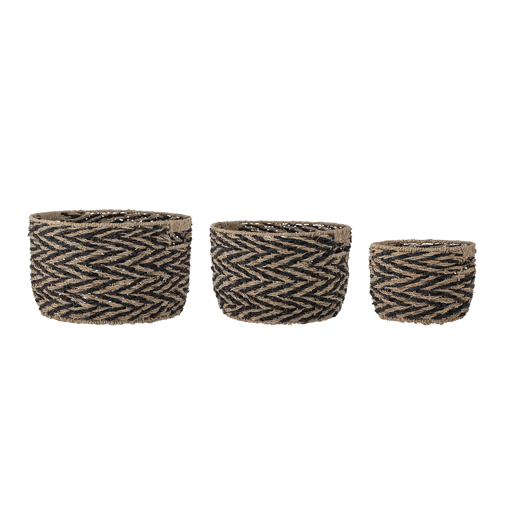 Bloomingville Othilde Basket, Black, Sea grass