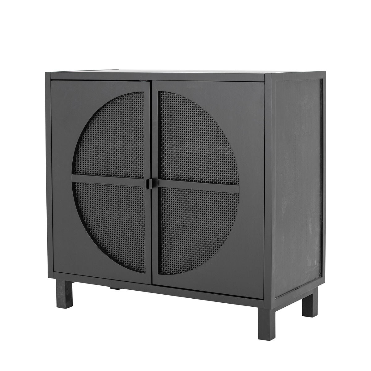 Gabinete de Trento de Bloomingville, preto, Gmelina Wood