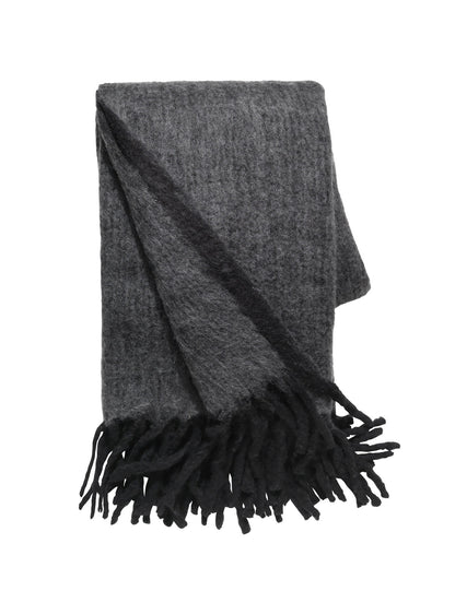 Living Cosy Living Mathea Throw - Grey/Black