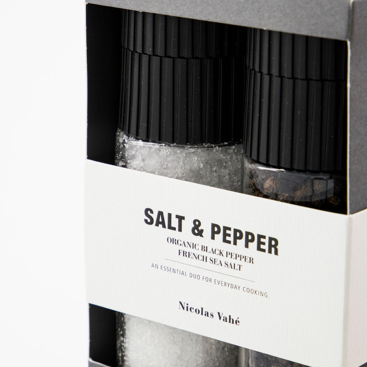 Caixa de presente de Nicolas Vahe, Nicolas Vahé Salt &amp; Organic Pepper