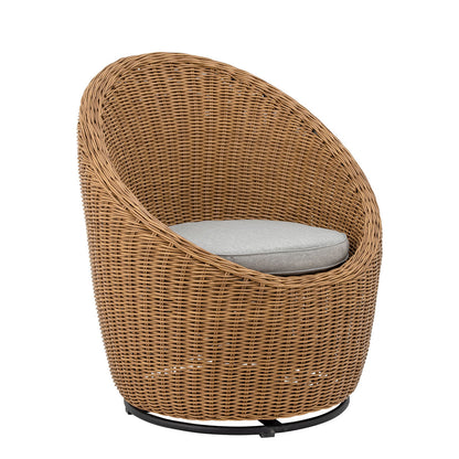 Cadeira de lounge de Bloomingville Rocca, Brown, Polyrattan