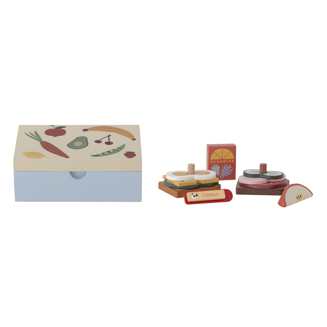 Bloomingville Mini - thyra play set, lancheira, azul, FSC®100%, MDF