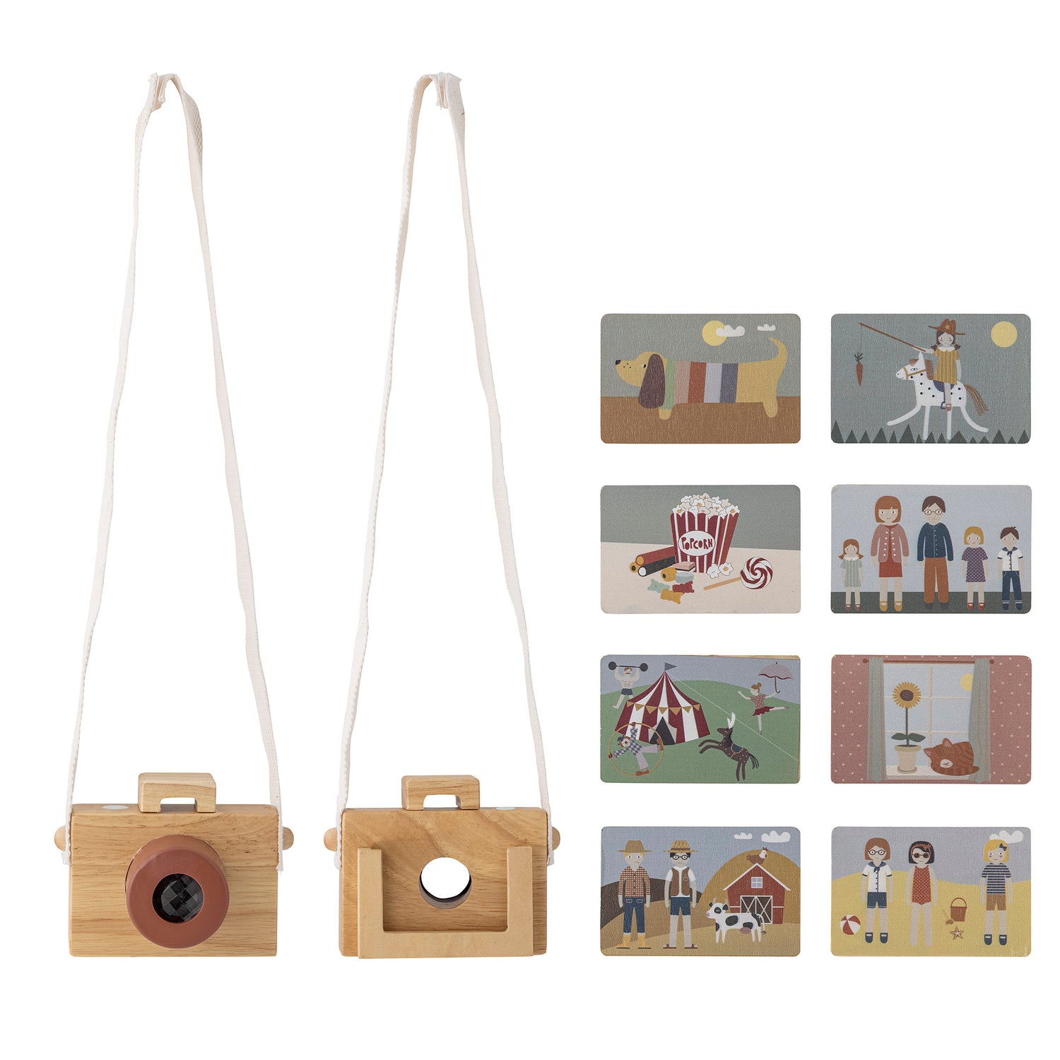 Bloomingville Mini - Dalton Toys, Camera, Nature, FSC® 100%, Rubberwood